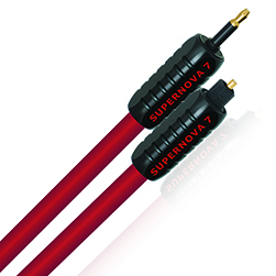 Supernova 7 high end audiophile Toslink Optical Digital Audio cable, best, videophile, DAC